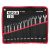YATO Set chei combinate cu clichet articulat, 12 piese