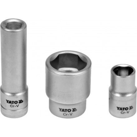 Set chei tubulare YATO din 3 piese pentru pompa de injectie Bosch VE 1/2" CrV