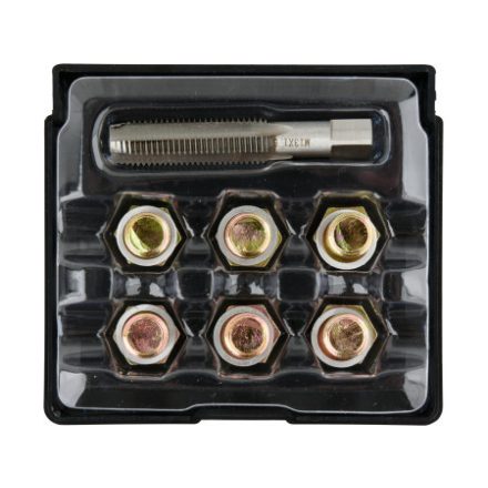 YATO Kit de reparare filet șurub de scurgere a uleiului 7 piese M13x1,5 mm