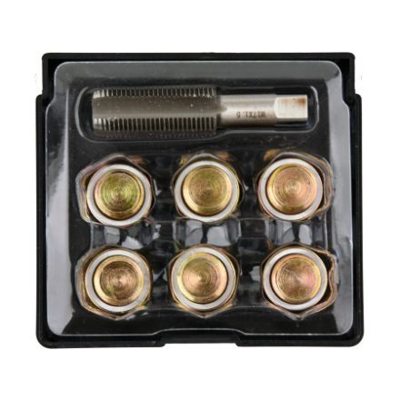 YATO Kit de reparare filet șurub de scurgere a uleiului 7 piese M17x1,5 mm