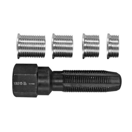 YATO Set pentru reparat filetajul bujiilor, 5 piese