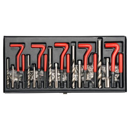 YATO Set de reparare a filetelor 131 de piese M5-M12