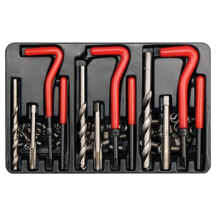 YATO Set de reparat filetaj, 88 piese, M6-M8-M10