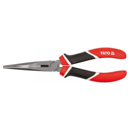 YATO Clește cu nas lung drept de 200 mm CrV