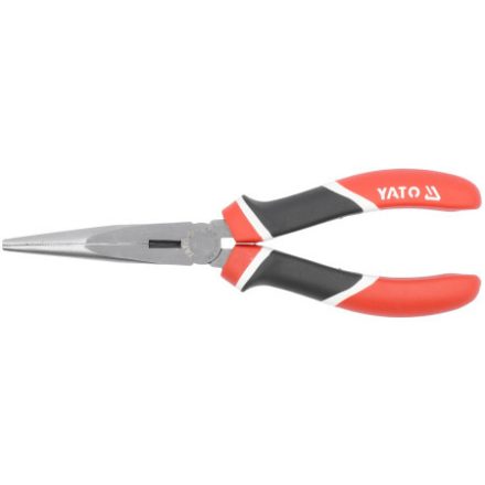 YATO Clește cu nas lung drept de 200 mm CrV