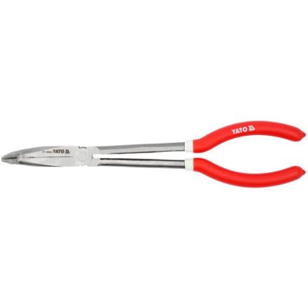 YATO Clește cu nas lung curbat 285 mm