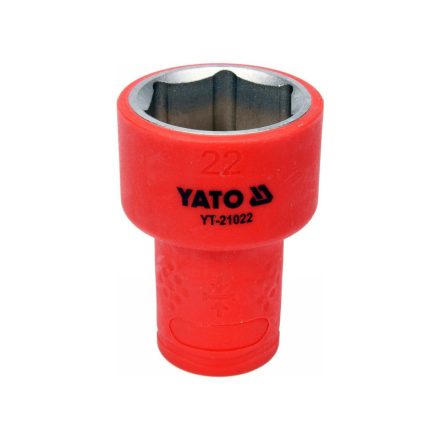 YATO Cheie tubulară izolată 3/8" 22 mm 1000 V CrV