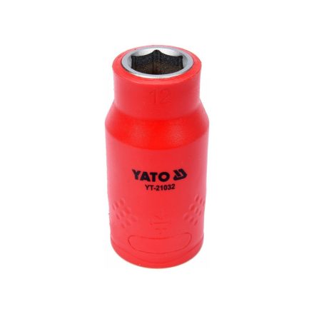 YATO Cheie tubulară izolată 1/2" 12 mm 1000 V CrV