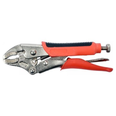 YATO Clește cu autoblocare curbat 140 mm cu mâner cauciucat