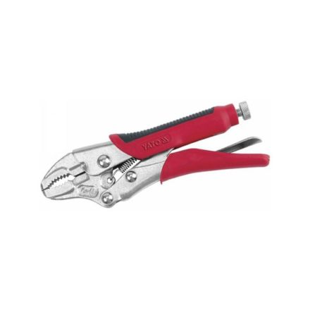 YATO Clește cu acțiune de autoblocare curbate 240 mm cu mâner cauciucat