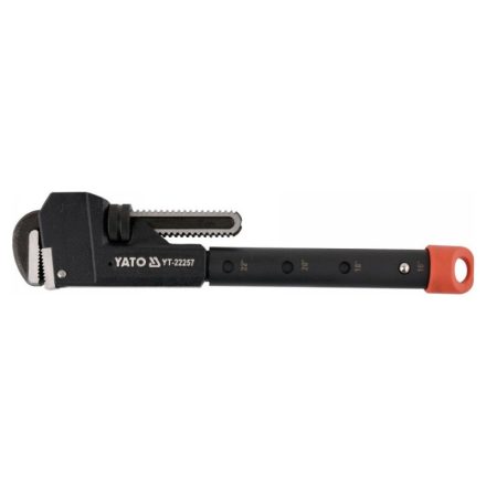 YATO Clește de țevi cu mâner ajustabil 400-550 mm CrMo