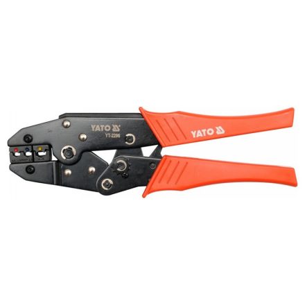 Clește sertizator cu clichet YATO 230 mm / 0,5-6,0 mm2