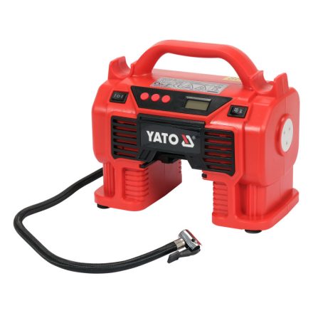Compresor baterie YATO 11 bar 18 V (fara baterie + incarcator) + bricheta 12 V