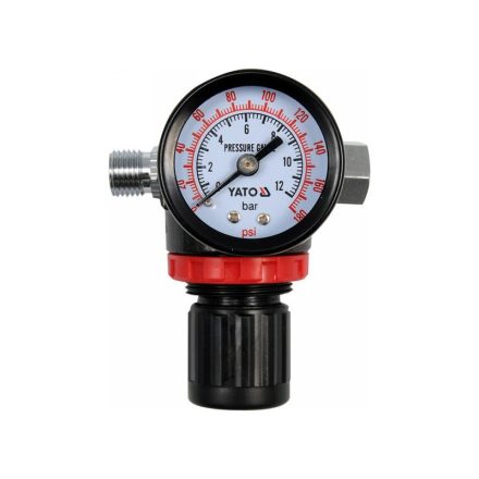 YATO Supapă pneumatică de reducere a presiunii cu manometru 1/4"