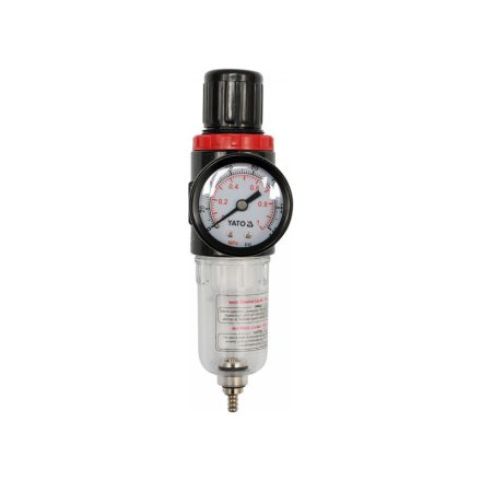 Filtru de aer pneumatic YATO cu regulator de presiune 1/4"