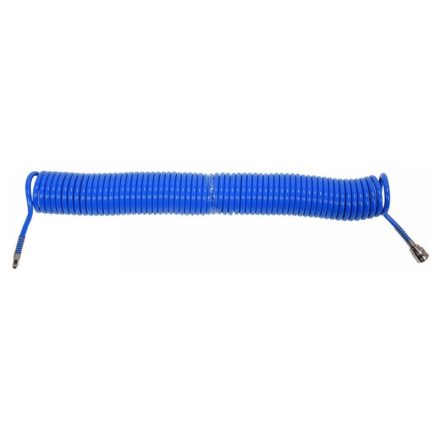 YATO Furtun pneumatic (spiral) cu conector rapid 6,5 x 10 mm x 15 m 1,2 MPa