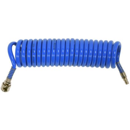 YATO Furtun pneumatic (spiral) cu conector rapid 8 x 12 mm x 5 m 1,2 MPa