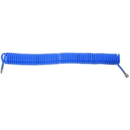 YATO Furtun pneumatic (spiral) cu conector rapid 8,0 x 12 mm x 15 m 1,2 MPa