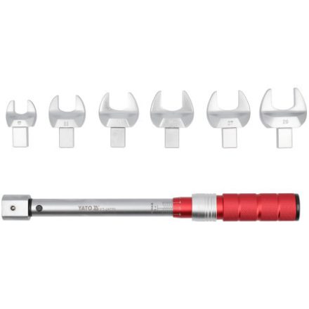 YATO Set chei dinamometrice cu capete interschimbabile 17-29 mm