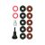 Set de șlefuire butuc YATO 14 bucăți 1/2"