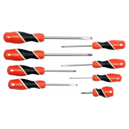 Set de șurubelnițe YATO 8 piese magnetice S2