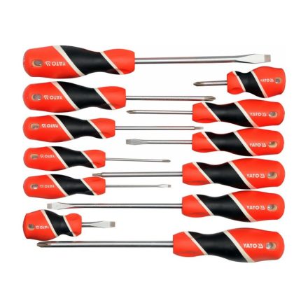 Set de șurubelnițe YATO 12 piese magnetice S2