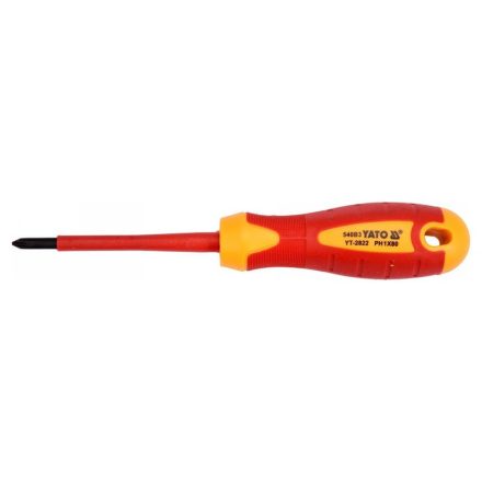 Șurubelniță YATO PH1 x 80 mm izolată până la 1000 V
