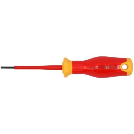 YATO Șurubelniță plată 2,5 x 75 mm, izolație până la 1000 V, design subțire