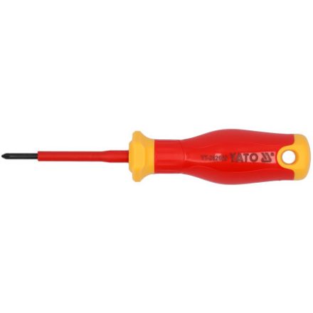 YATO Șurubelniță PZ0 x 60 mm, izolație până la 1000 V, design subțire