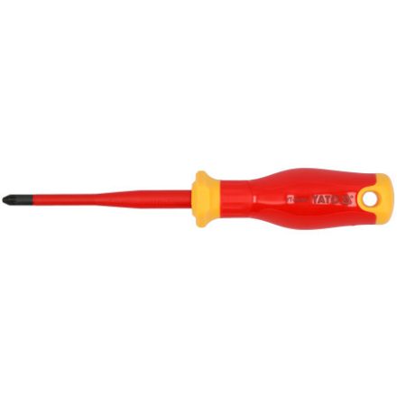YATO Șurubelniță PZ2 x 100 mm, izolație până la 1000 V, design subțire