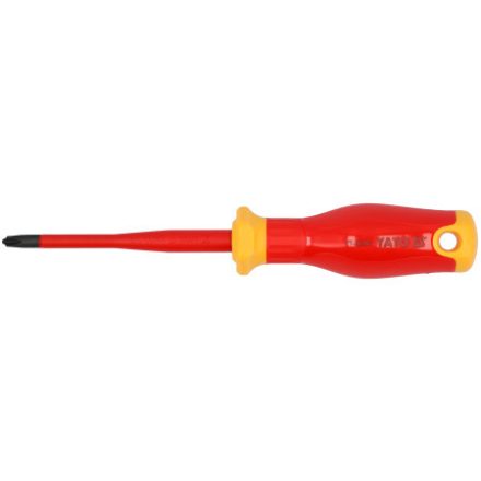 YATO Șurubelniță plată/PH2 x 100 mm, izolație până la 1000 V, design subțire