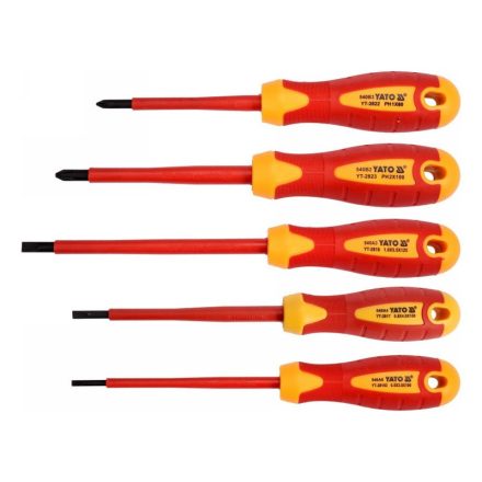 Set de șurubelnițe YATO 5 piese izolate până la 1000 V