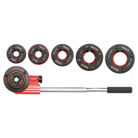 Set de filiere pentru țevi YATO 7 piese (1/4 - 5/4")