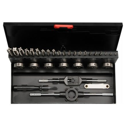 YATO Set de găurire și filetare manual (32 piese) HSS M3-M12