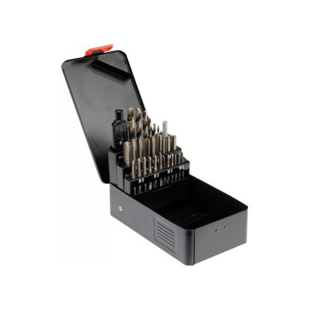 YATO Set de burghie pentru filetare (manual) 29 piese HSS M13-M12