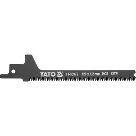 YATO Pană pentru ferăstrău sabie pentru lemn 120 mm / 12 TPI (pentru tăiere curbată)