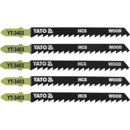 YATO Panză pentru fierăstrău cu decupaj T6TPI 100/75 mm HCS (5 buc)