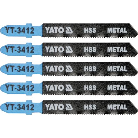 YATO Pană pentru fierăstrău cu decupaj de metal cu prindere în T 21TPI 75/1,0 mm HSS (5 buc)