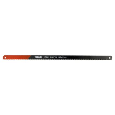 Pânză de ferăstrău manual YATO 300/12 mm 24TPI bimetal (M2+6150) (2 buc)