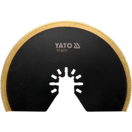 Pânză de ferăstrău YATO pentru mașină multifuncțională 100 mm bimetal-nitrură de titan