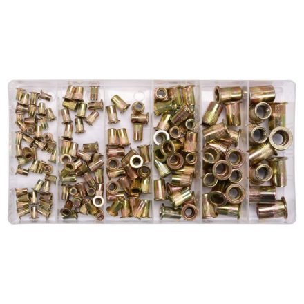 Set de piulițe cu nituri din oțel YATO 150 buc