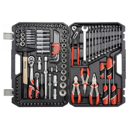 Set de scule YATO 122 piese 1/4", 1/2" CrV CrMo