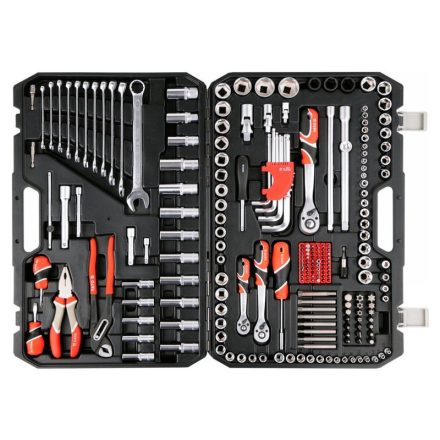 Set de scule YATO 225 piese 1/4", 3/8", 1/2" CrV CrMo