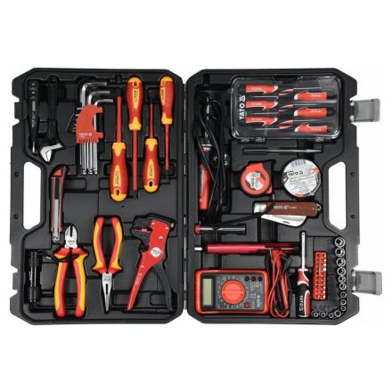 YATO Set scule izolate pentru electricieni 68 piese 1/4" 1000 V CrV