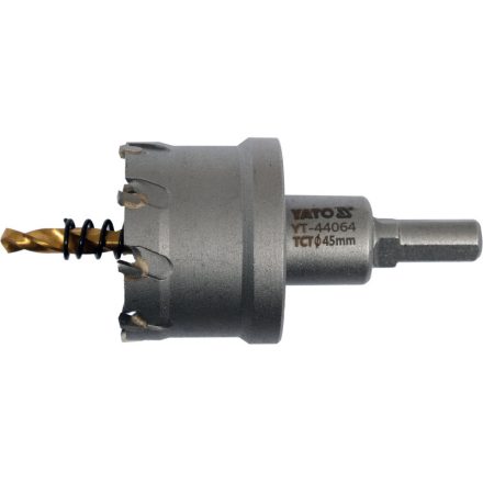 YATO Taietor circular, 45 mm, cu prindere pentru bit TCT