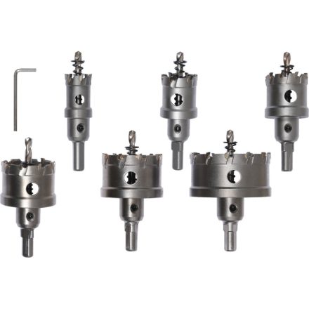YATO Set de decupatoare circulare 6 piese 22-65 mm TCT