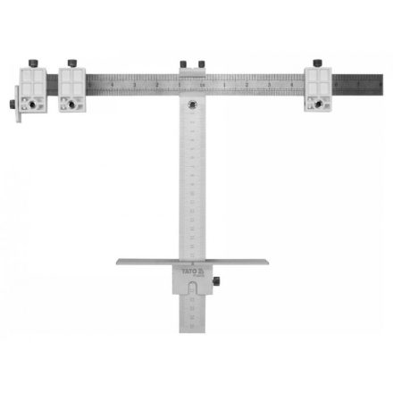 YATO Șablon de găurire ajustabil 250 mm Aluminiu