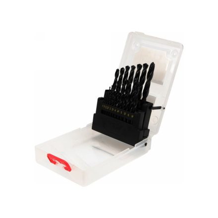 YATO Set de burghie elicoidale 19 piese 1-10 mm HSS