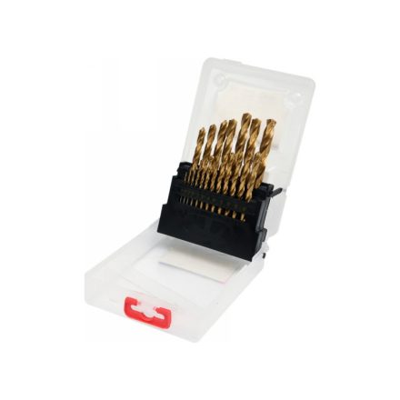 YATO Set de burghie elicoidale 19 piese 1-10 mm HSS-TiN