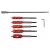YATO Set de burghie pentru lemn, 7 piese, cu prindere tip bit (16-18-20-22-25 mm), 165 mm